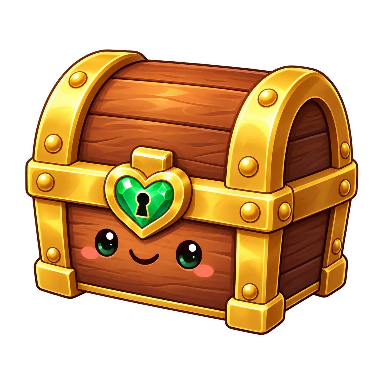 Cute treasure chest